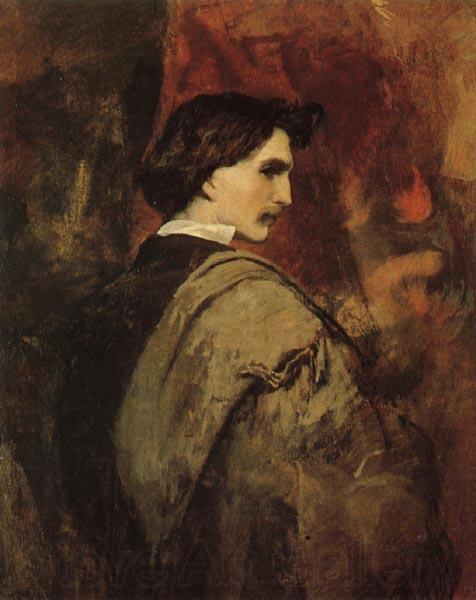 Anselm Feuerbach Self Portrait Spain oil painting art